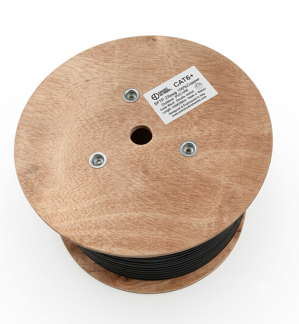 Enhance Cat6+ SFTP Full Copper Outdoor Cable 305m (double Jacket)