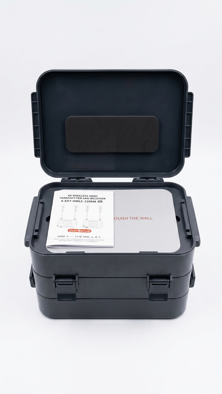 Enhance Wireless HDMI Transmitter and Receiver Kit 220m (4K @ 30Hz, H.265) - Model S-EXT-HWLC-220MA