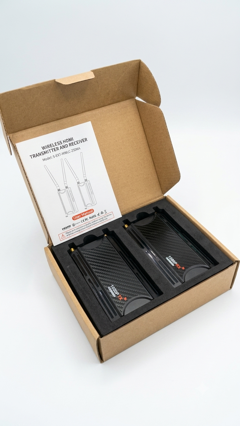 Enhance Wireless HDMI Transmitter and Receiver Kit 250m (0.06s Ultra-Low Latency) - Model S-EXT-HWLC-250MA