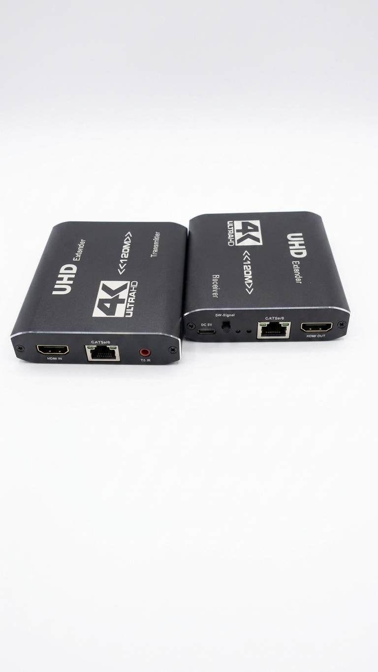 Enhance 4K 60Hz HDMI Extender Transmitter and Receiver Kit (Cat5/6) - Model S-EXT-4K-120M