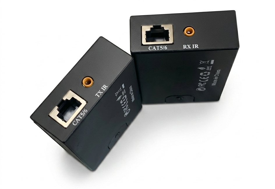 Enhance HDMI Extender Transmitter and Receiver Kit (Cat5/6) with Loop Out & Bi-directional IR - Model S-EXT-HD-60MC